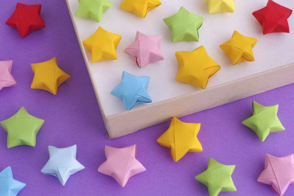 Image of paper stars